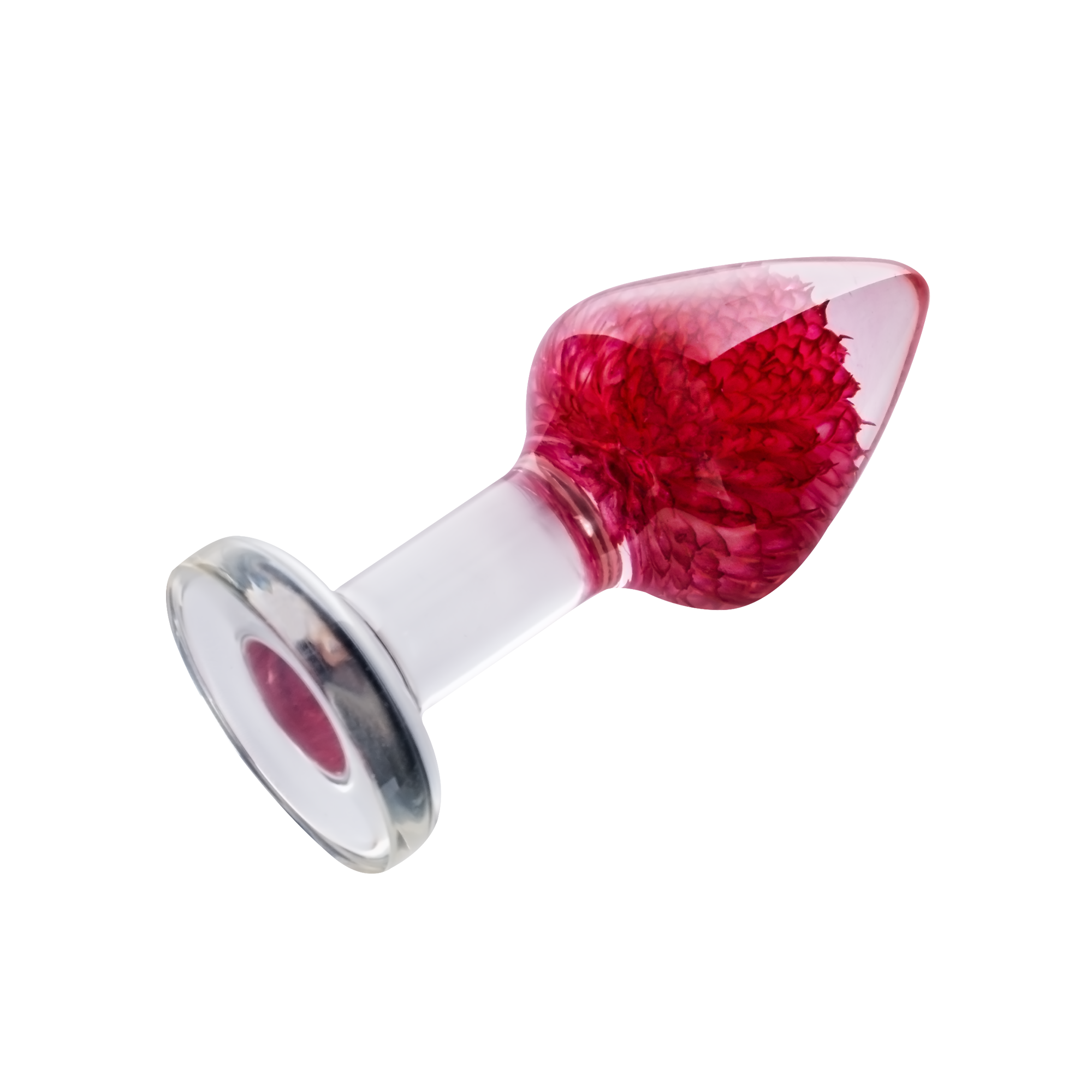 LOVISS – Gomphrena Globosa – Gartenblumen-Analplug – Transparent