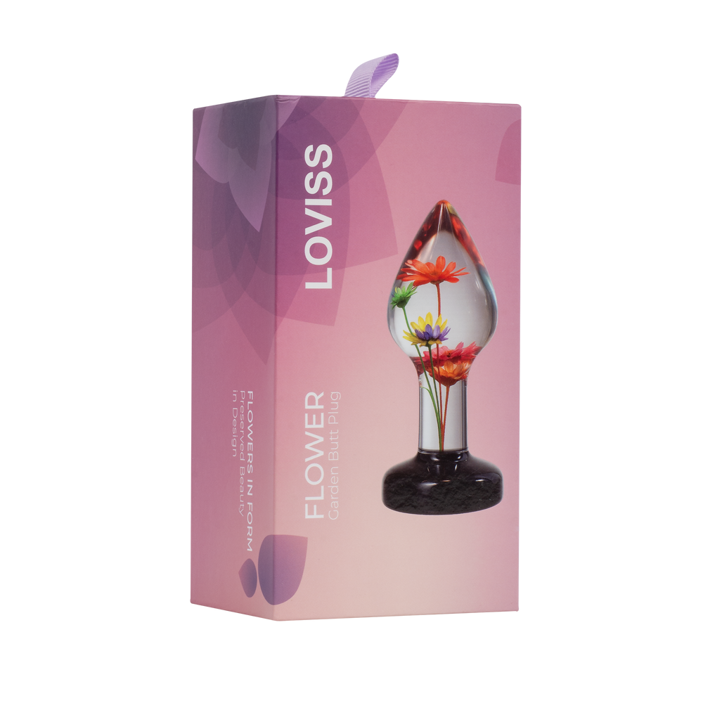 LOVISS – Helichrysum – Gartenblumen-Analplug – Transparent