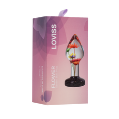 LOVISS – Helichrysum – Gartenblumen-Analplug – Transparent