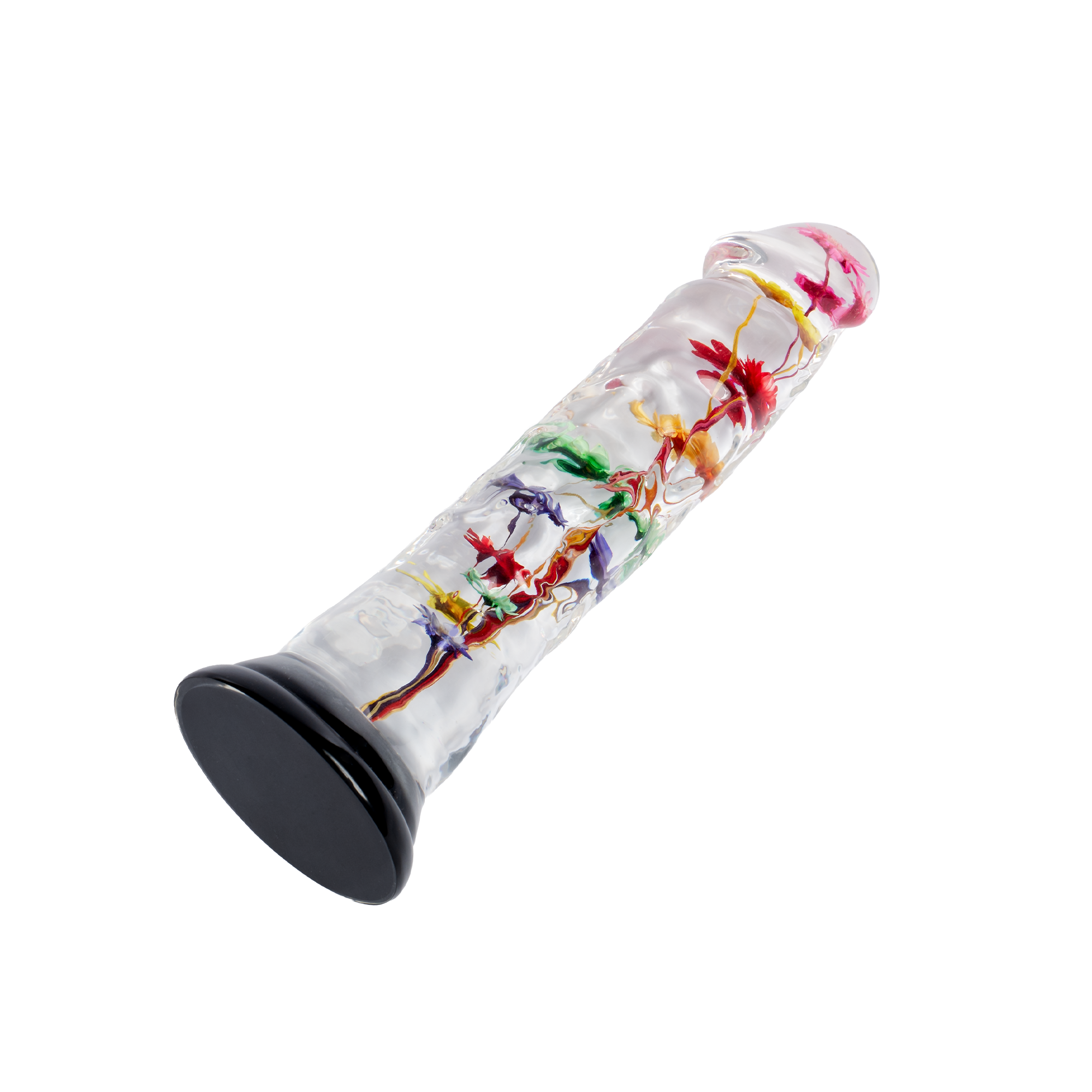LOVISS – Helichrysum – Dildo mit Gartenblumen-Textur – Transparent