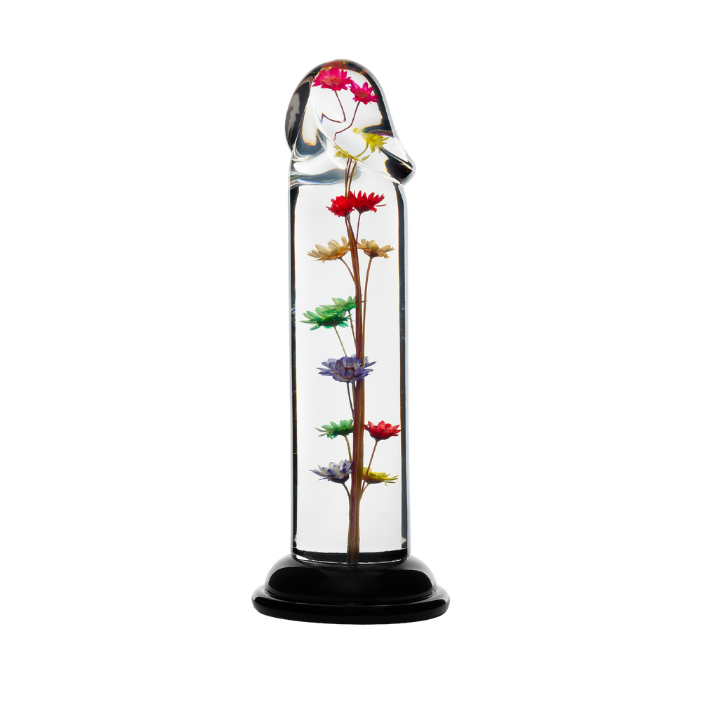 LOVISS – Helichrysum – Garden Flower Dildo Smooth – Transparent