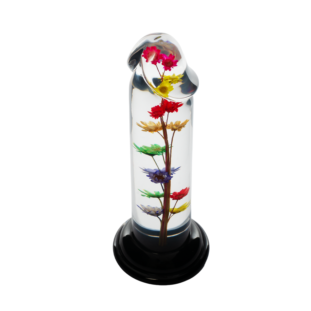 LOVISS – Helichrysum – Garden Flower Dildo Smooth – Transparent