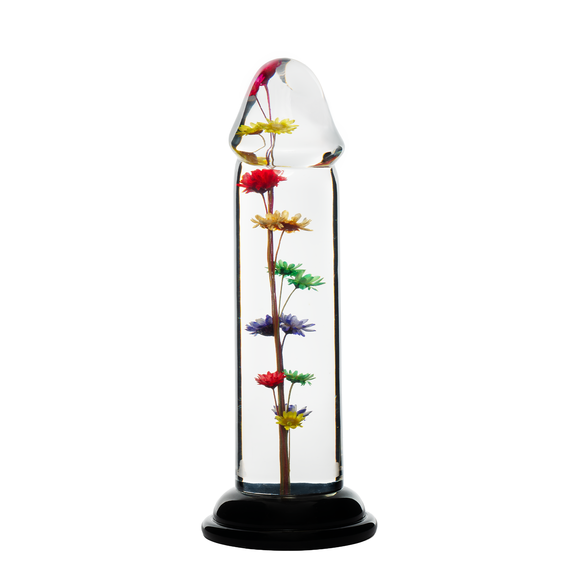 LOVISS – Helichrysum – Garden Flower Dildo Smooth – Transparent