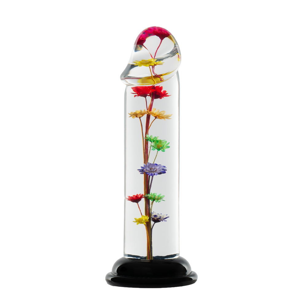 LOVISS – Helichrysum – Garden Flower Dildo Smooth – Transparent