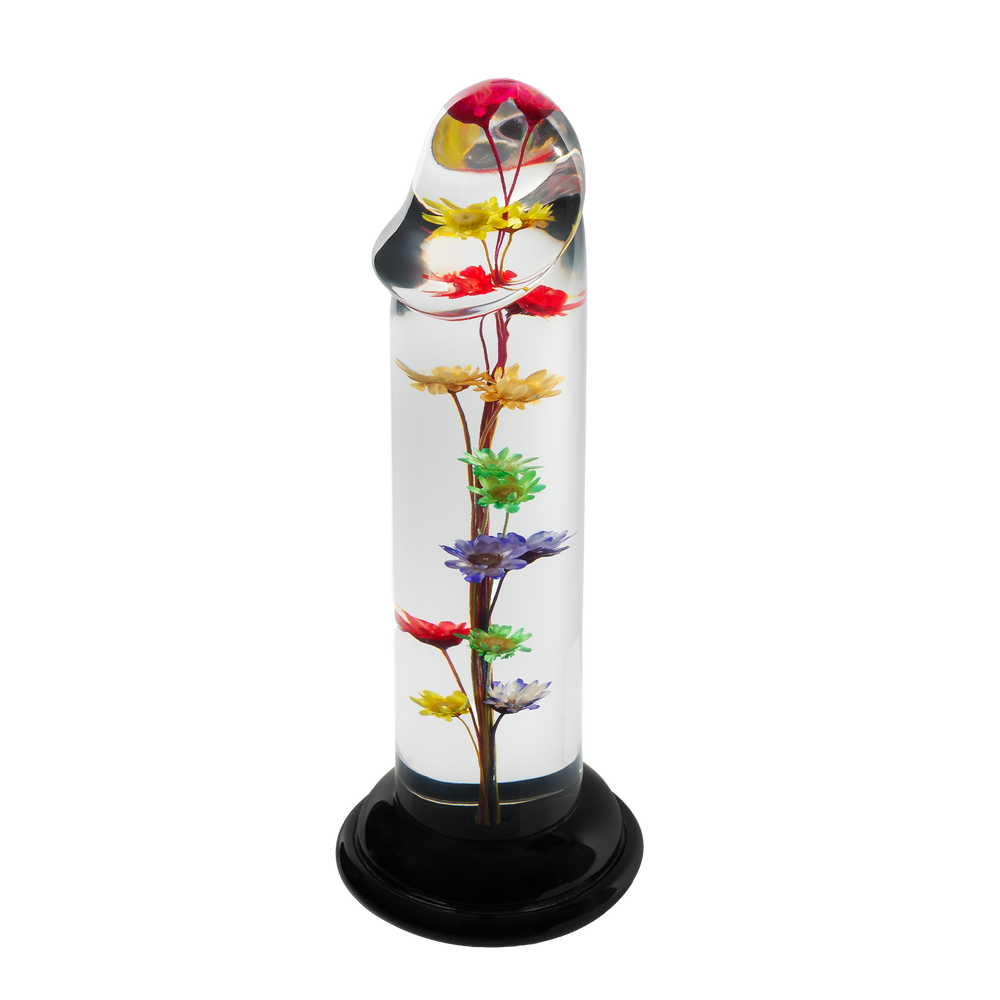 LOVISS – Helichrysum – Garden Flower Dildo Smooth – Transparent