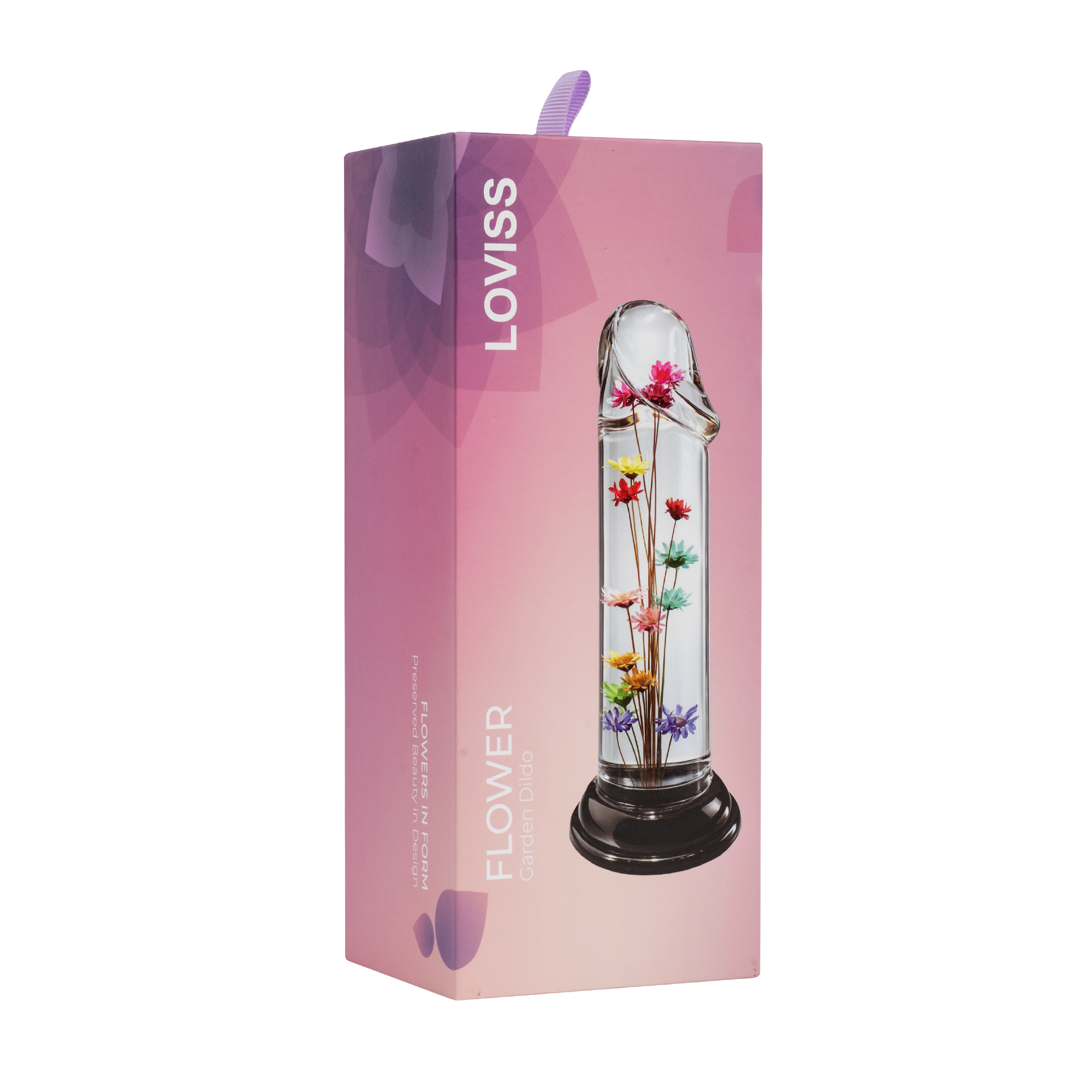 LOVISS – Helichrysum – Garden Flower Dildo Smooth – Transparent