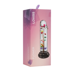 LOVISS – Helichrysum – Garden Flower Dildo Smooth – Transparent