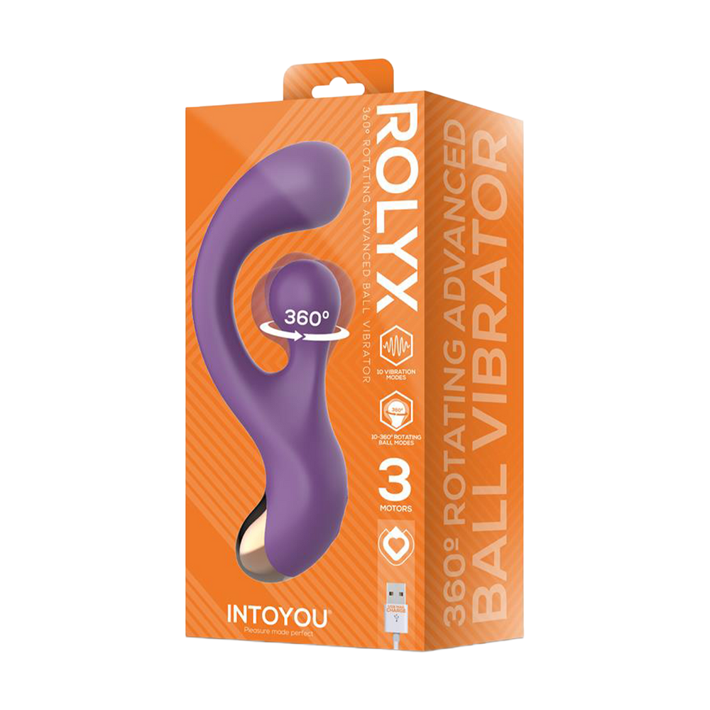 IY – Rolyx – Hochwertiger, um 360° drehbarer Vibrator – Lila