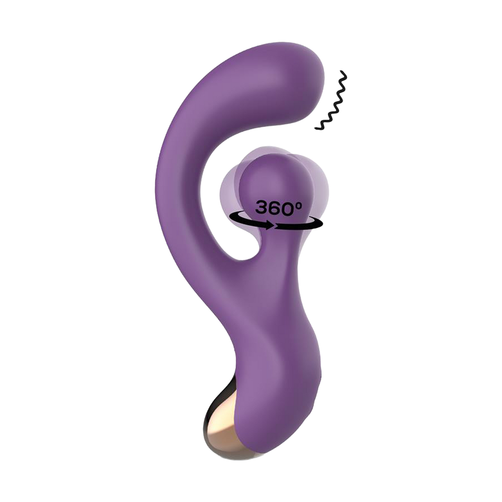 IY – Rolyx – Hochwertiger, um 360° drehbarer Vibrator – Lila