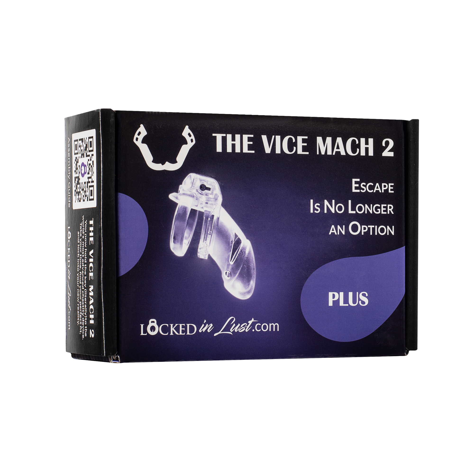 9: The Vice Mach 2 – Keuschheitskäfig Plus – Transparent