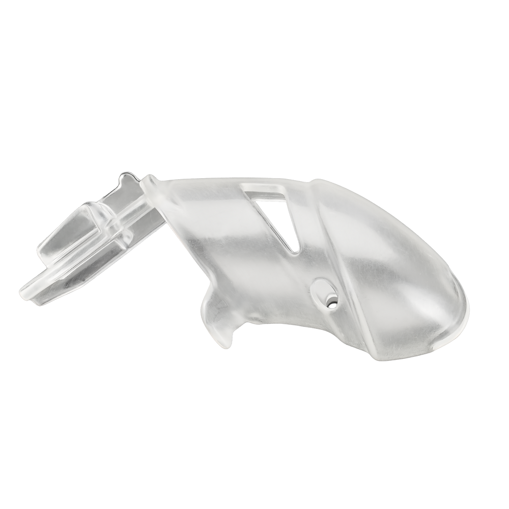 The Vice Mach 2 – Keuschheitskäfig Plus – Transparent