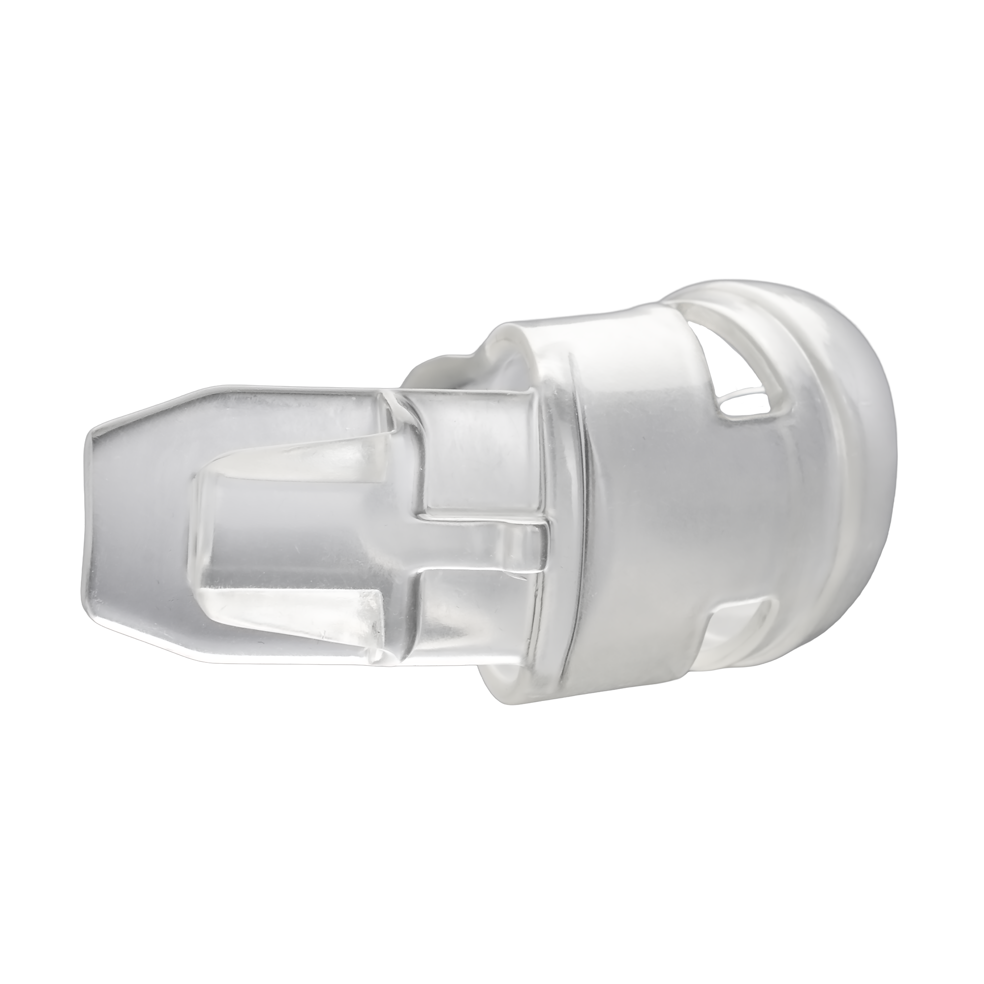 The Vice Mach 2 – Keuschheitskäfig Plus – Transparent