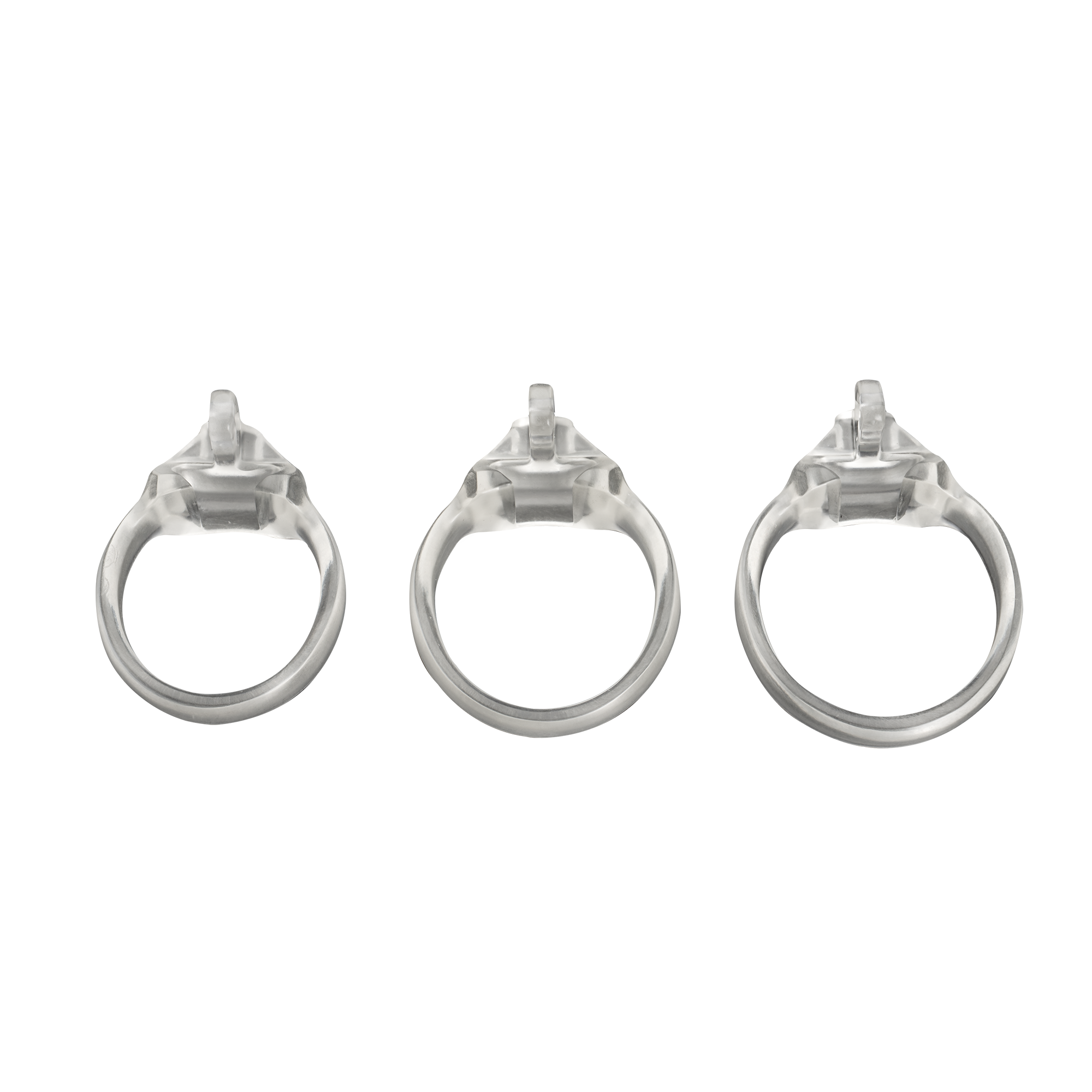 The Vice Mach 2 – Keuschheitskäfig Plus – Transparent