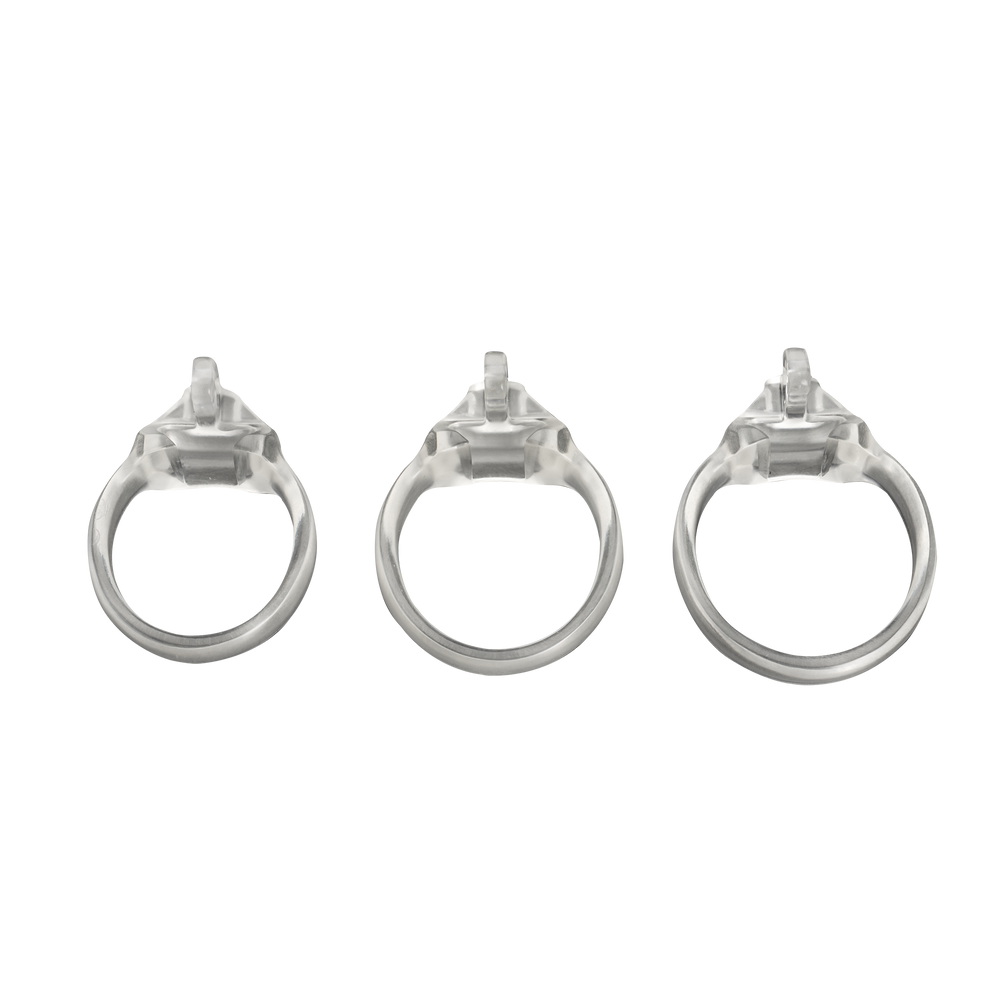 The Vice Mach 2 – Keuschheitskäfig Plus – Transparent