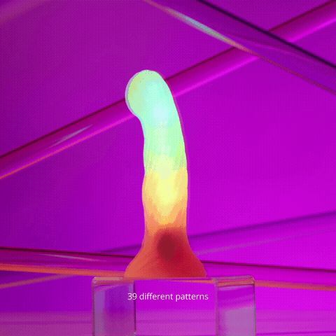 Love to Love – Sugar Bomb – Dildo mit LED – Rosa/Gelb