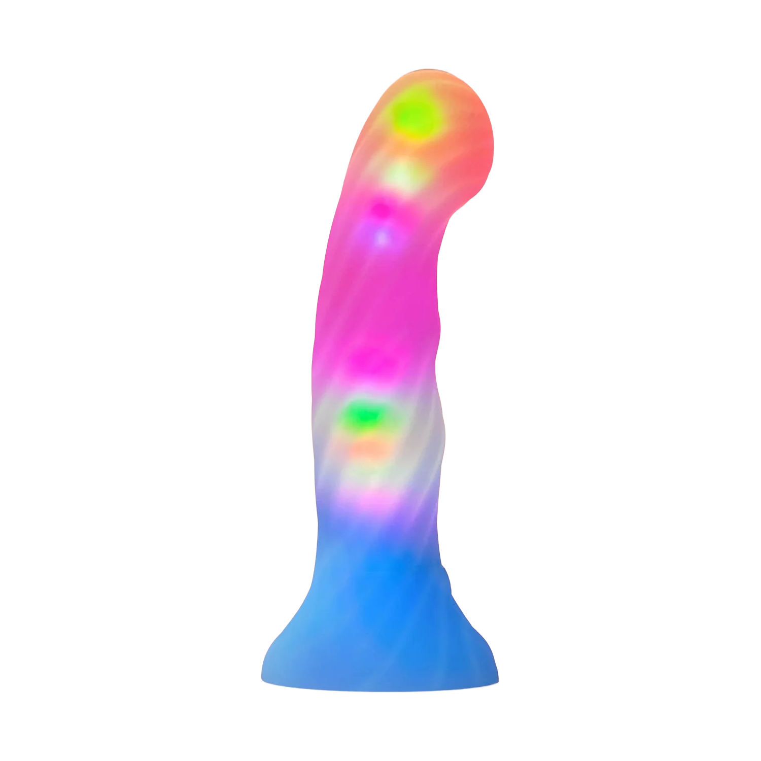 Love to Love – Candy Loop – Dildo mit LED – Blau/Rosa