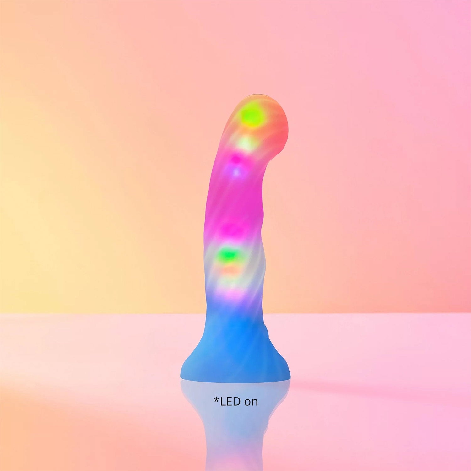 Love to Love – Candy Loop – Dildo mit LED – Blau/Rosa