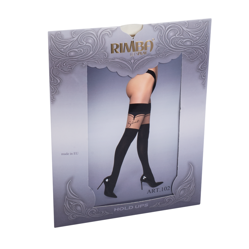 Amorable by Rimba - Slut - Halter-Strümpfe – 20/60 Denier – Schwarz