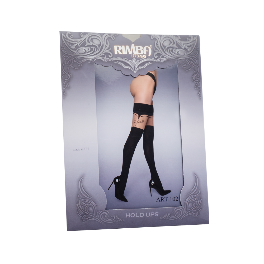 Amorable by Rimba - Slut - Halter-Strümpfe – 20/60 Denier – Schwarz
