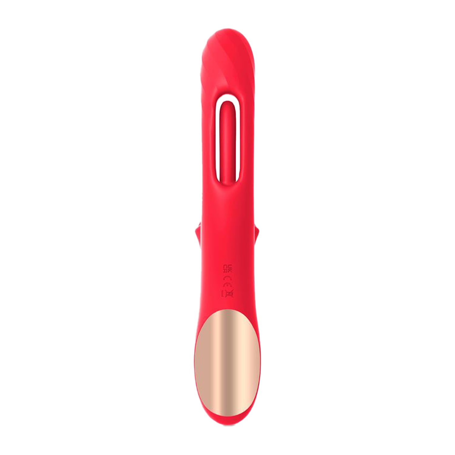IY – Grant – Vibrator mit beweglicher Zunge und 360°-Leckfunktion – Rot