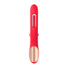 IY – Grant – Vibrator mit beweglicher Zunge und 360°-Leckfunktion – Rot