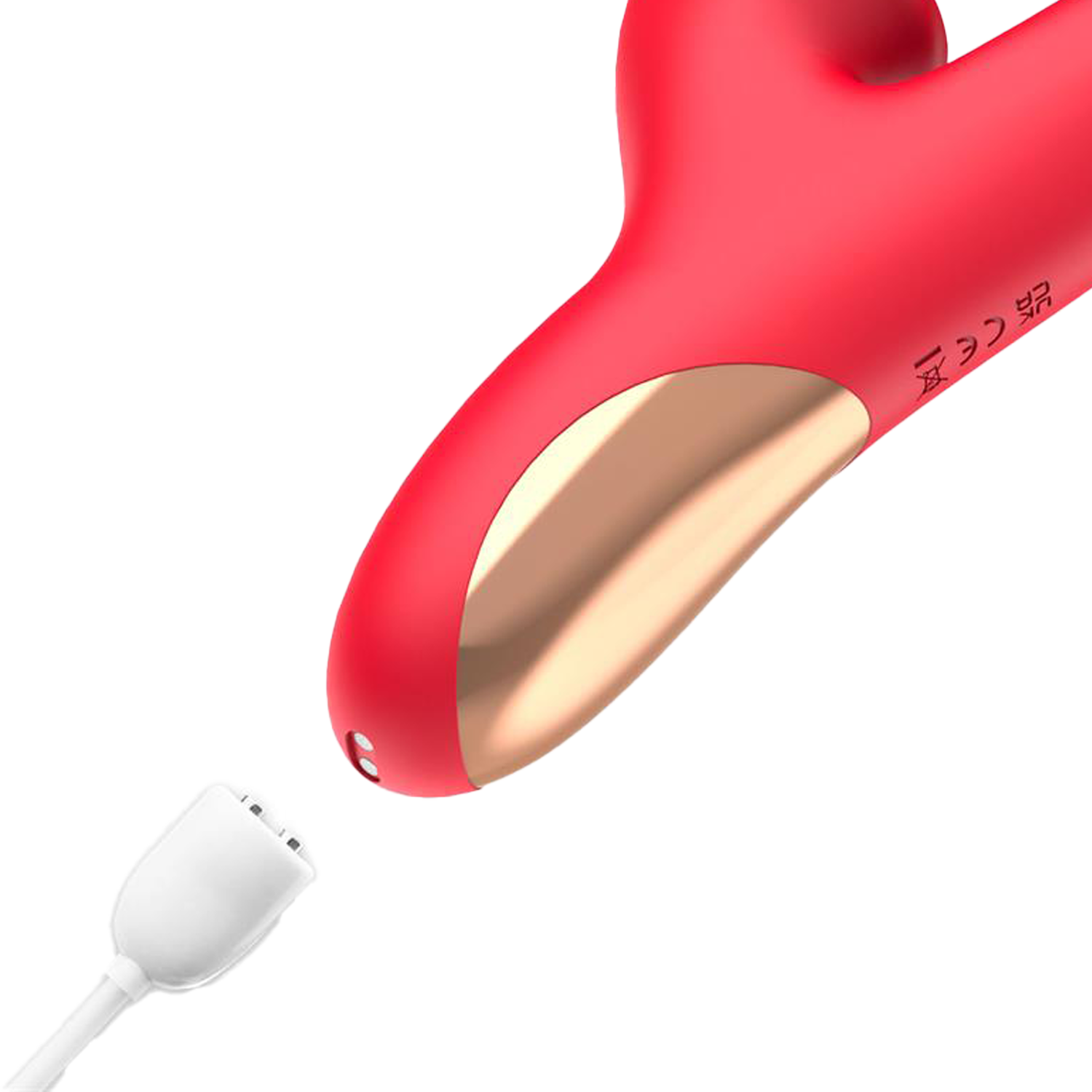 IY – Grant – Vibrator mit beweglicher Zunge und 360°-Leckfunktion – Rot