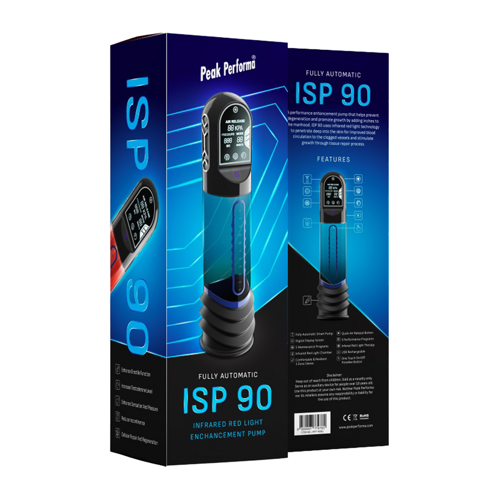 Peak Performa – ISP 90 – Infrarot-Rotlicht-Pumpe zur Leistungssteigerung – Schwarz/Blau