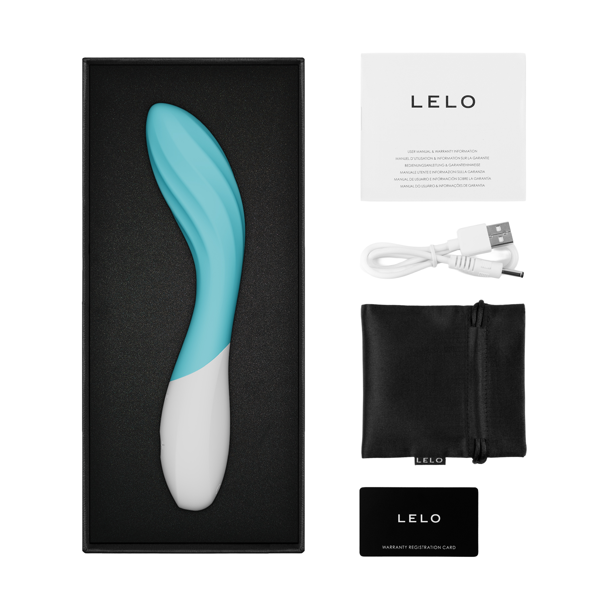 LELO – Mona Twist – G-Punkt-Vibrator – Aqua