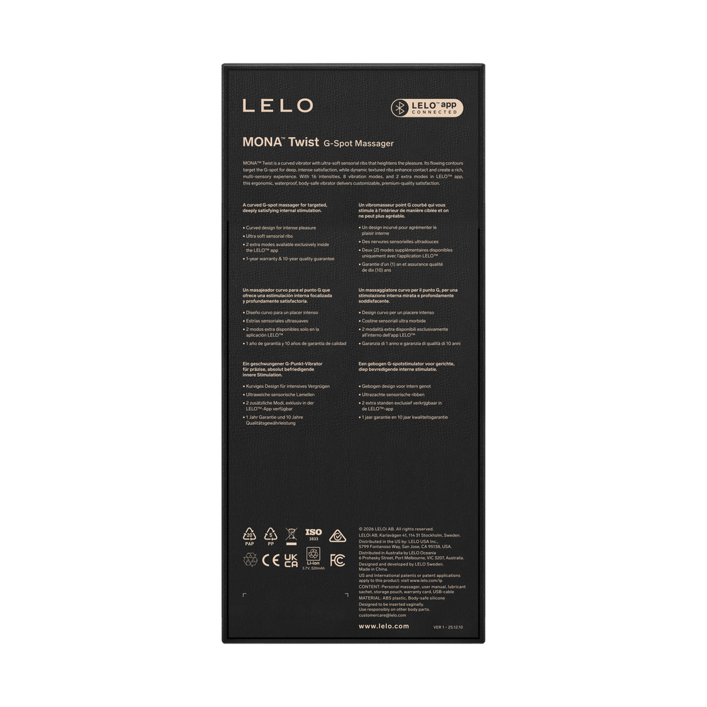 LELO – Mona Twist – G-Punkt-Vibrator – Lavendel