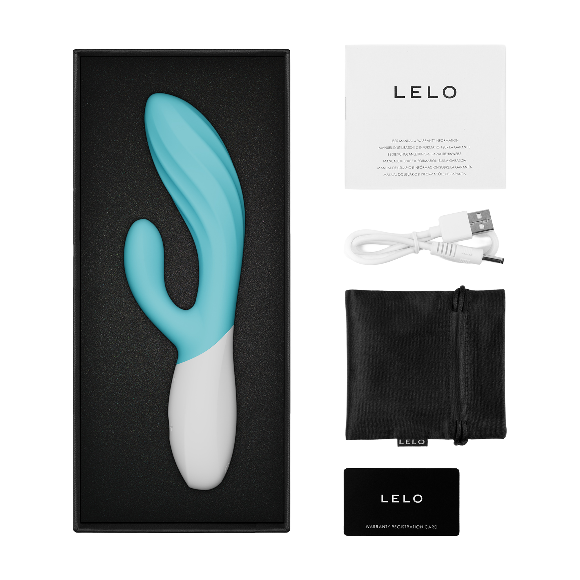 LELO – Ina Twist – Rabbit-Vibrator – Aqua