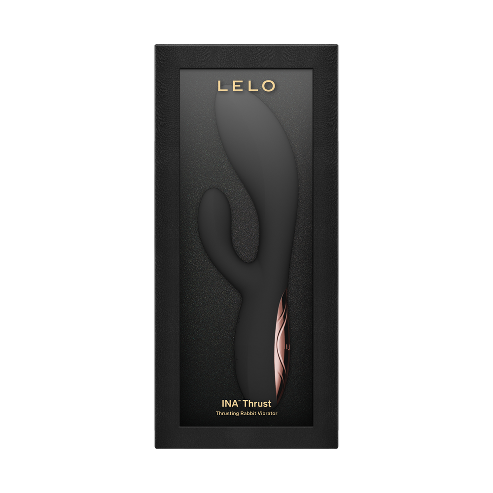 LELO – Ina Thrust – Rabbit-Vibrator mit Stoßfunktion – Schwarz
