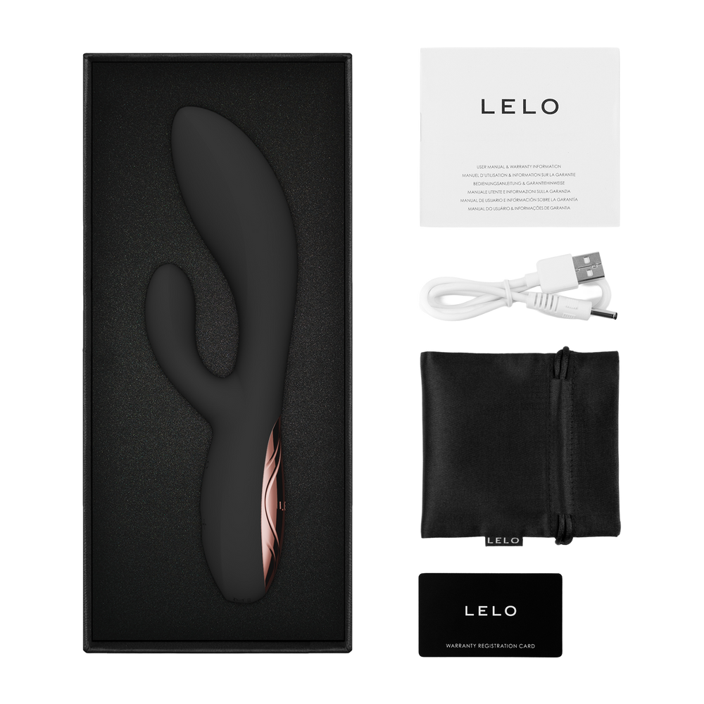 LELO – Ina Thrust – Rabbit-Vibrator mit Stoßfunktion – Schwarz