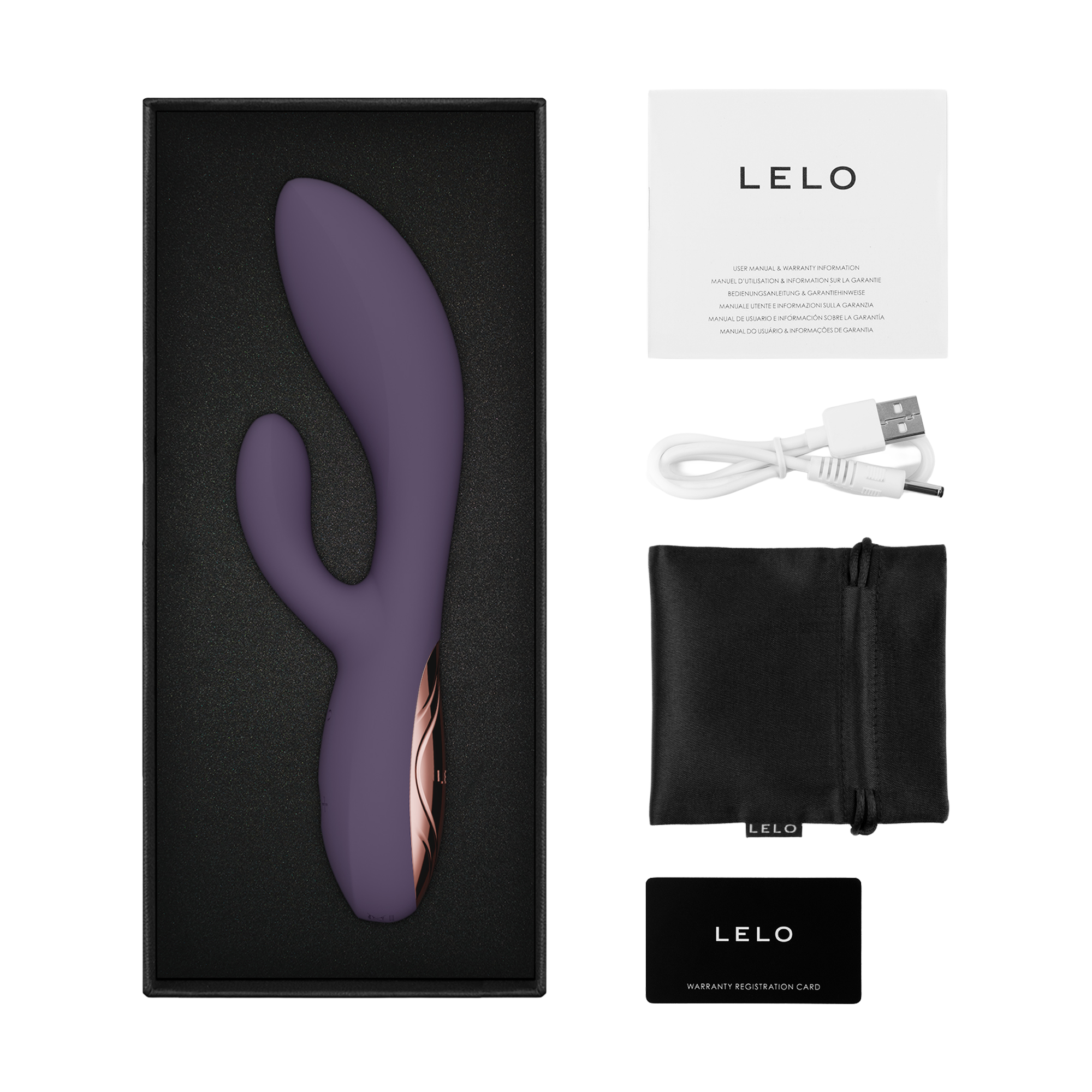 LELO – Ina Thrust – Rabbit-Vibrator mit Stoßfunktion – Lila