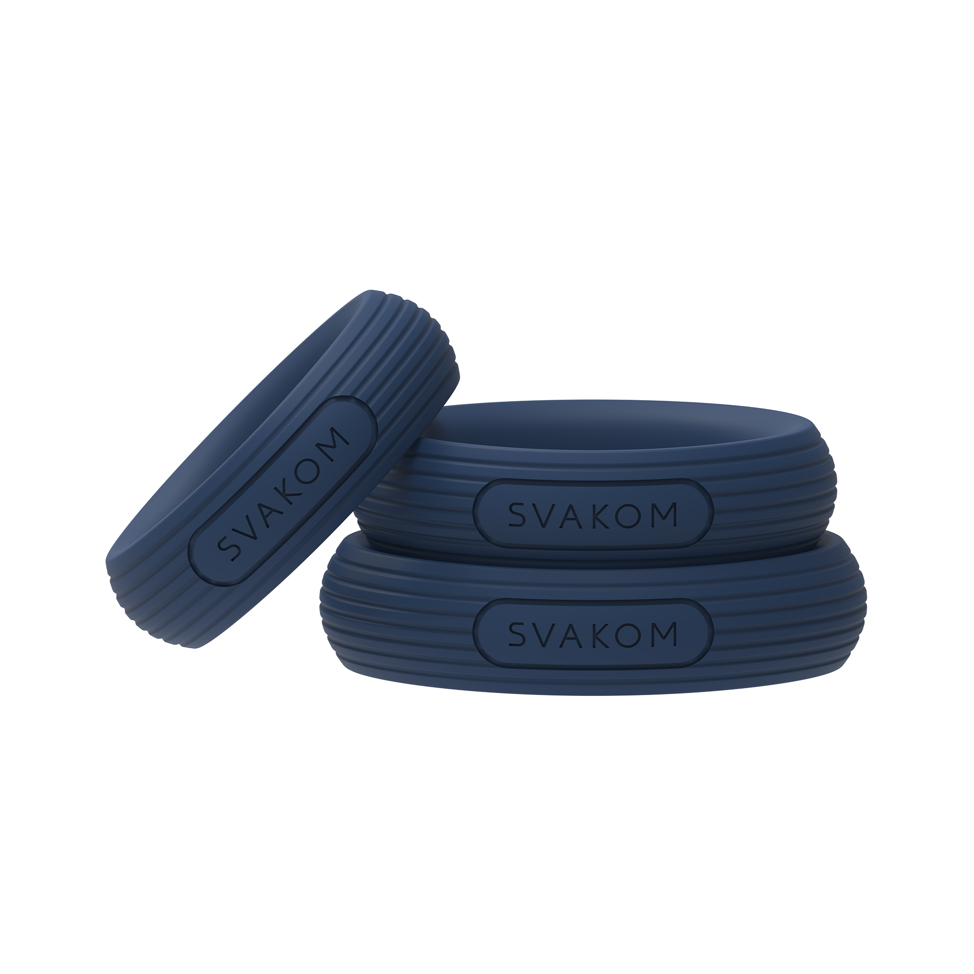 SVAKOM – Triooo – Penisring-Set – Blau