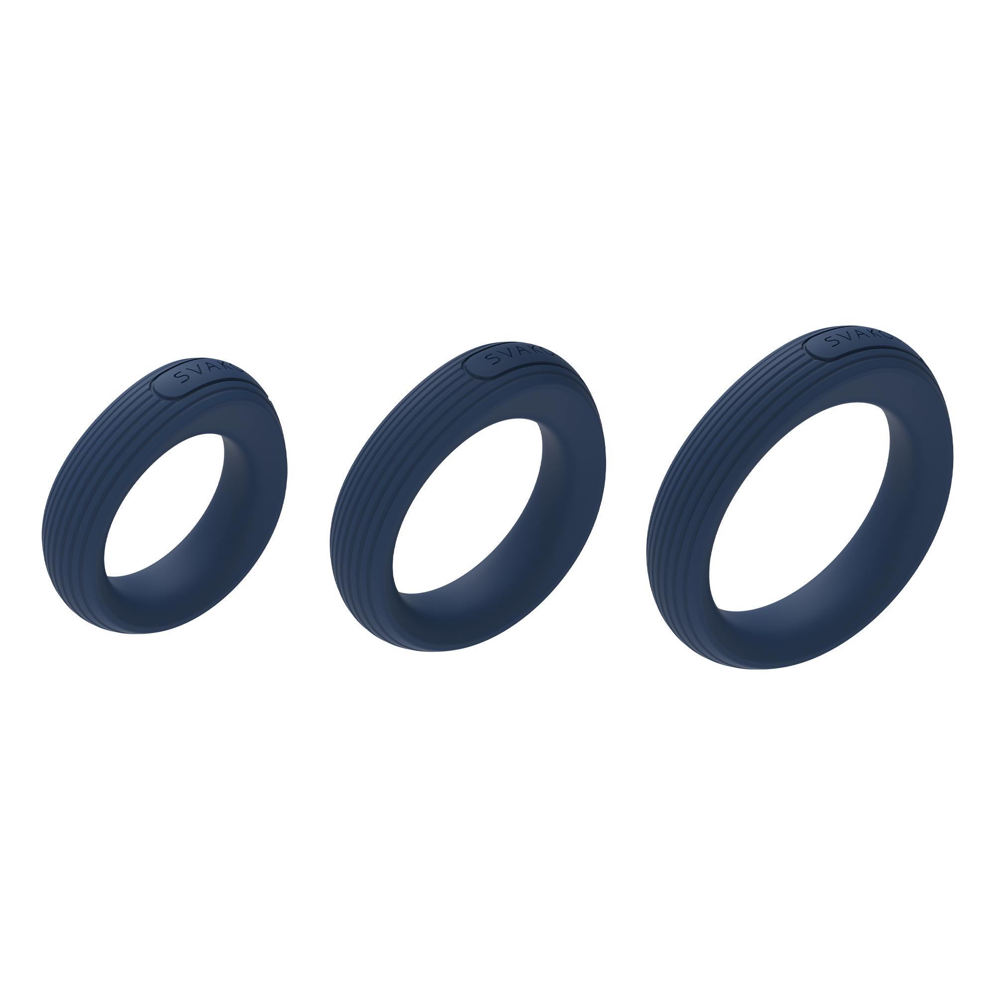 SVAKOM – Triooo – Penisring-Set – Blau