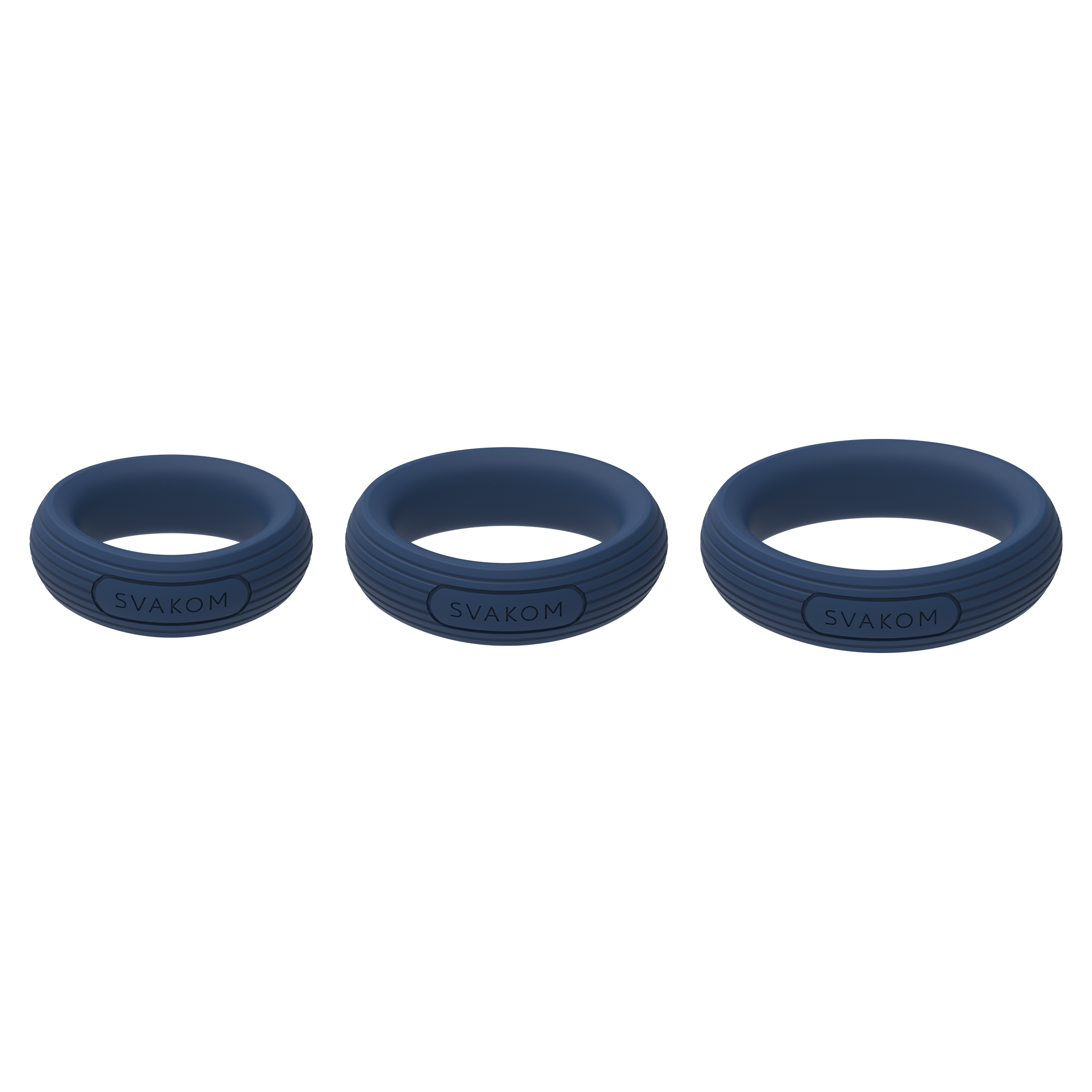 SVAKOM – Triooo – Penisring-Set – Blau