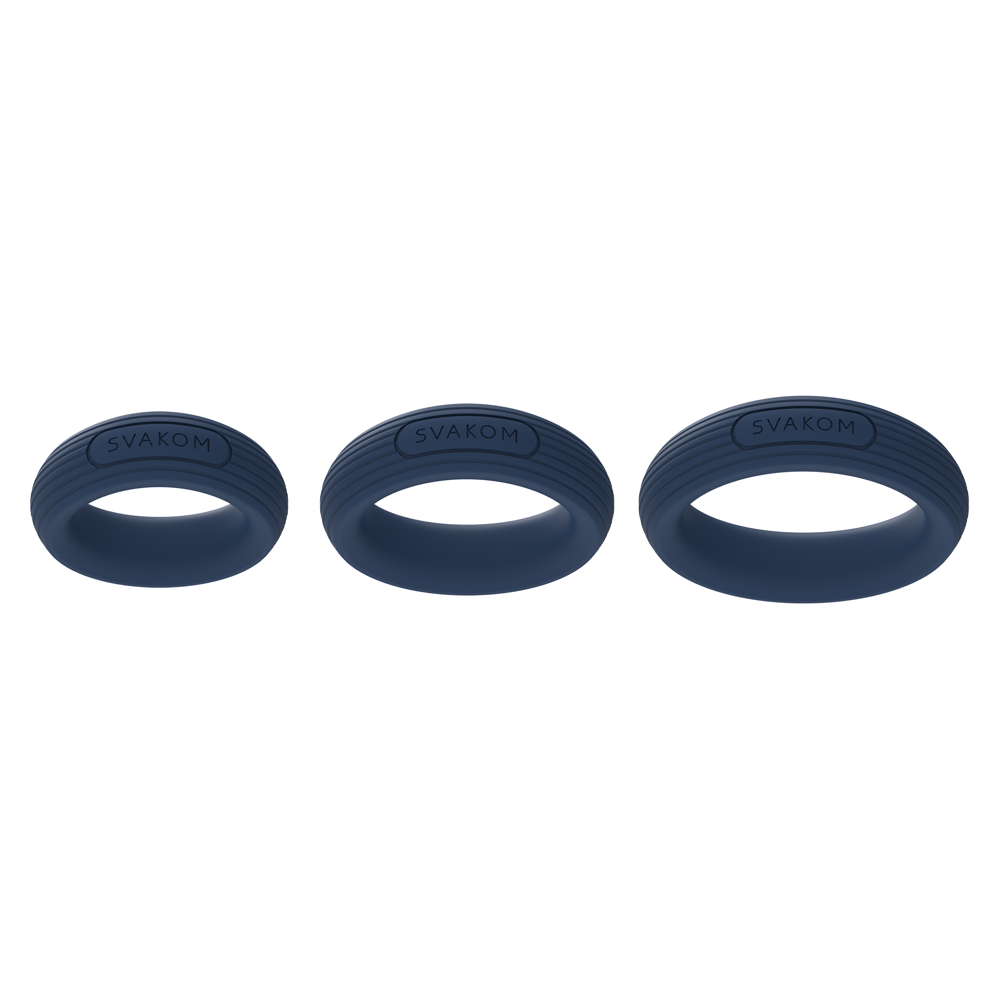 SVAKOM – Triooo – Penisring-Set – Blau