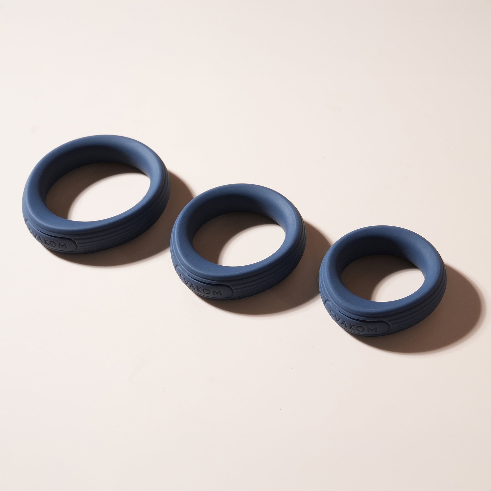 SVAKOM – Triooo – Penisring-Set – Blau