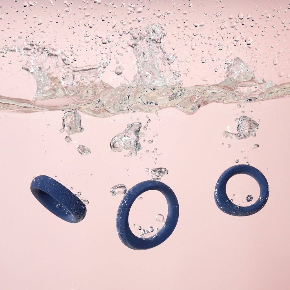 SVAKOM – Triooo – Penisring-Set – Blau