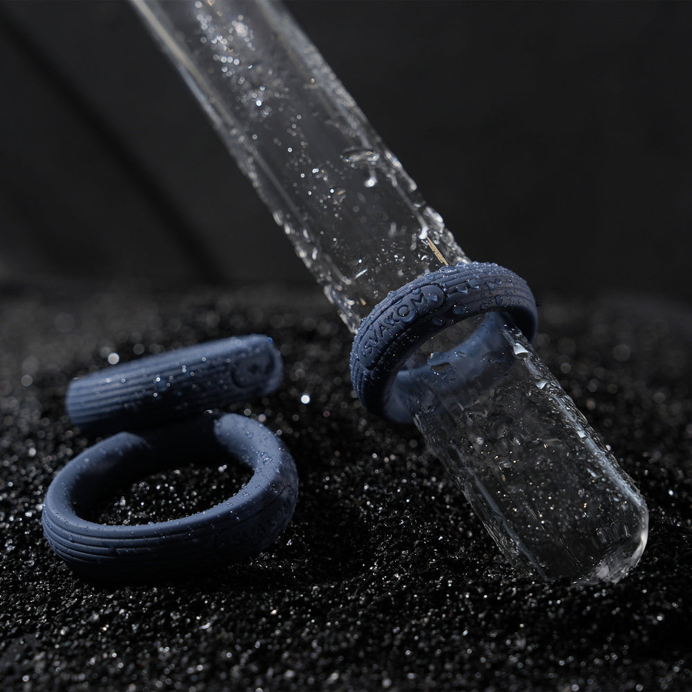 SVAKOM – Triooo – Penisring-Set – Blau