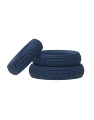 SVAKOM – Triooo – Penisring-Set – Blau