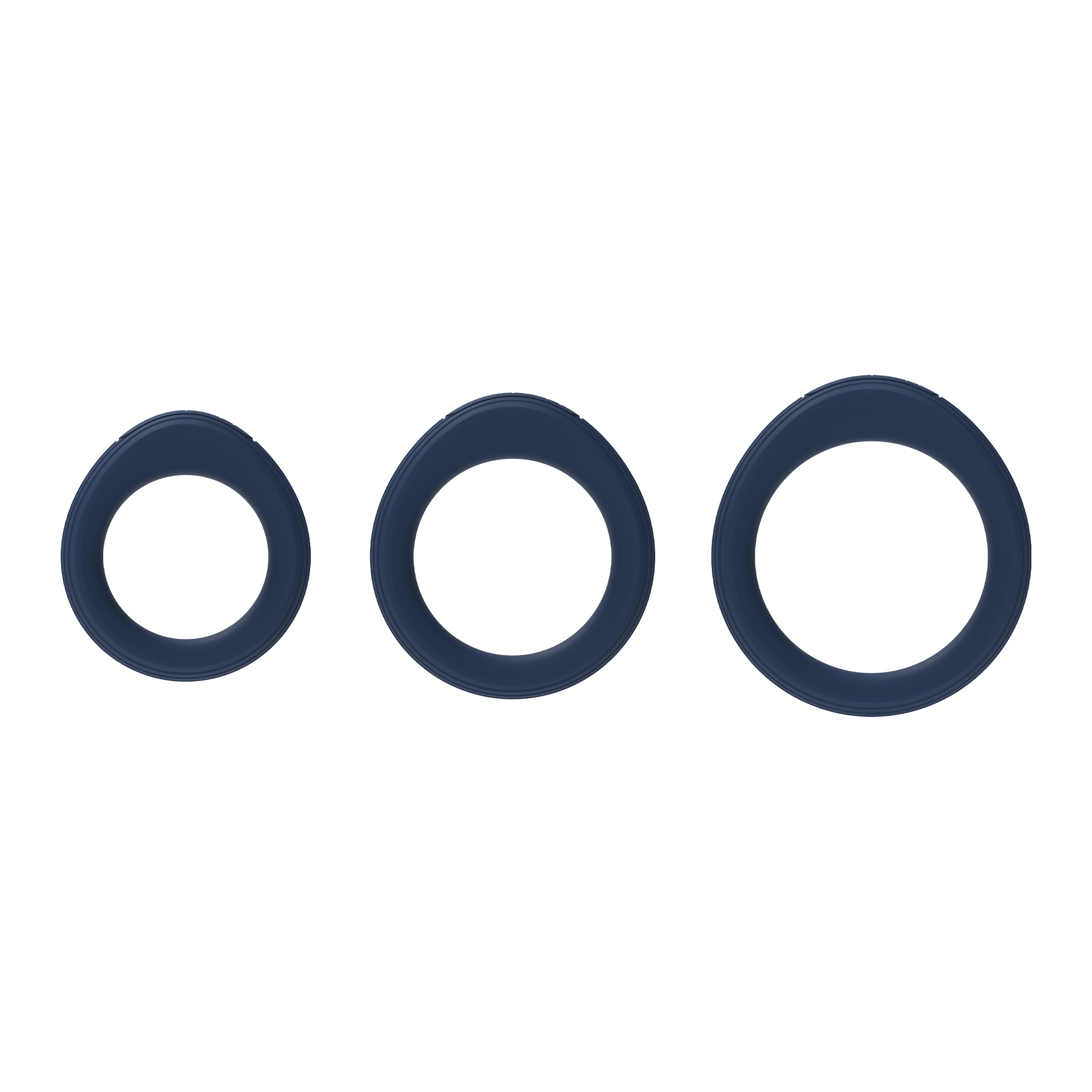 SVAKOM – Triooo – Penisring-Set – Blau