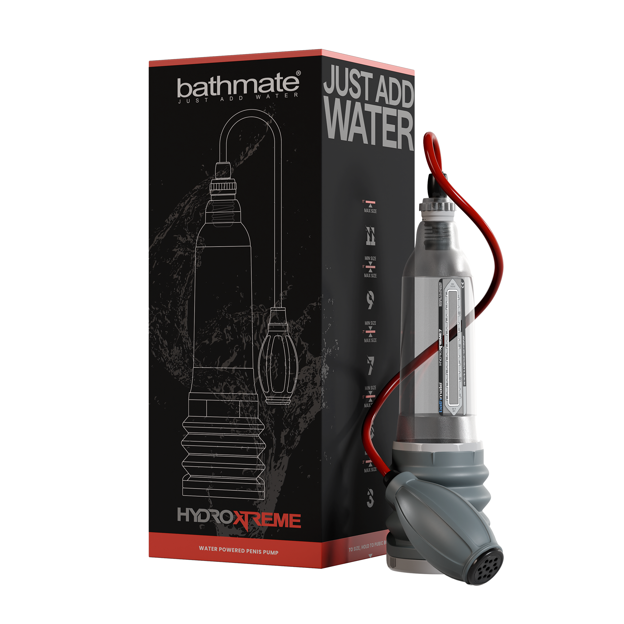 Bathmate – HydroXtreme 7 – Nur Pumpe – Transparent