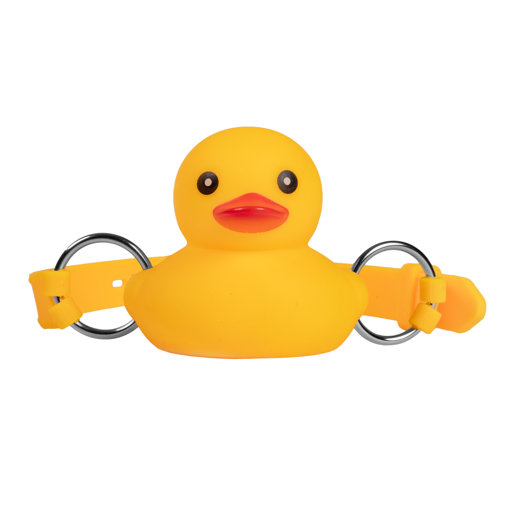 Rimba Bondage Play – Mundknebel „Ducky“ – Gelb