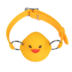 Rimba Bondage Play – Mundknebel „Ducky“ – Gelb