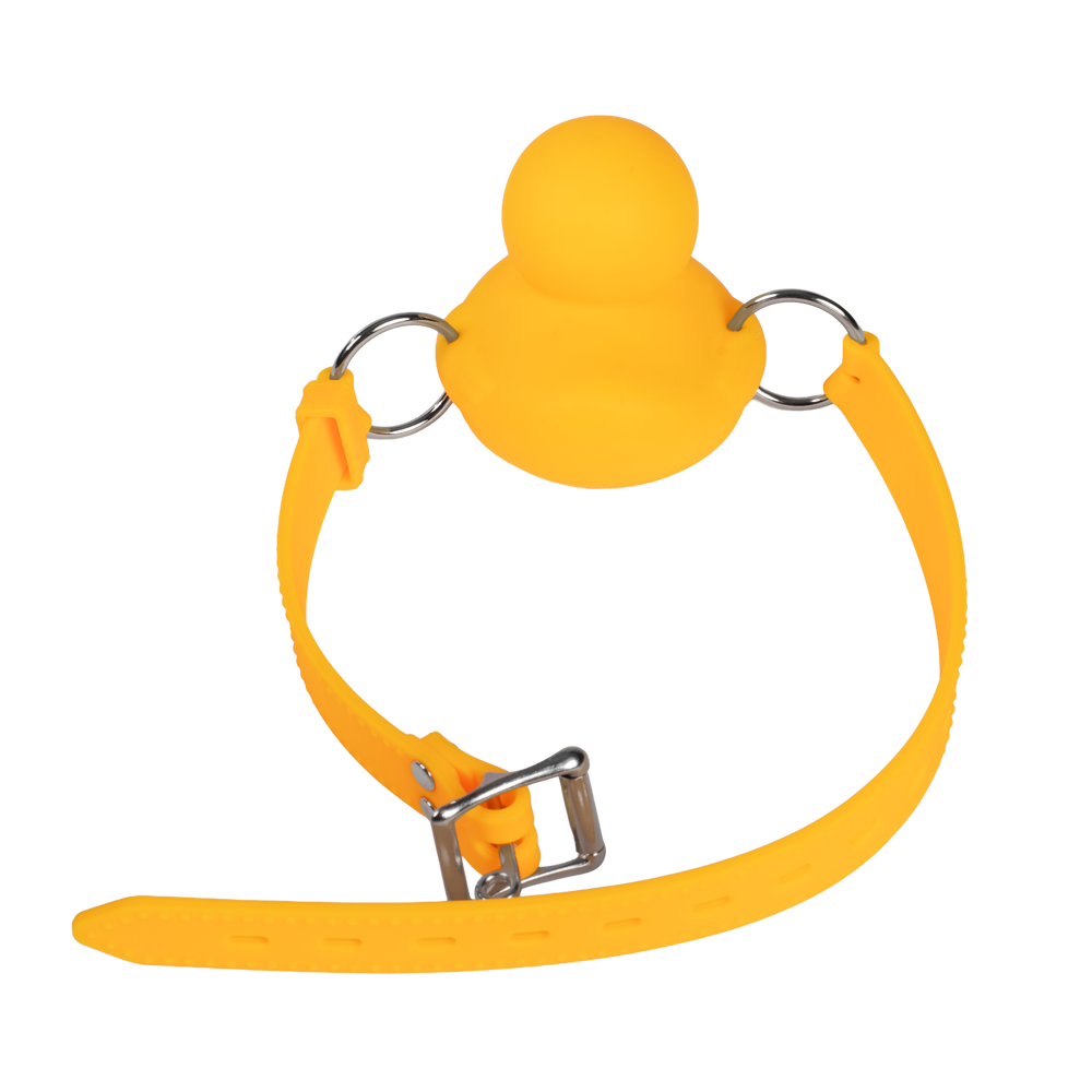 Rimba Bondage Play – Mundknebel „Ducky“ – Gelb