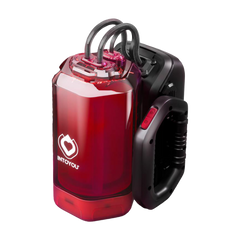 IY – Vexor – 3-in-1-Masturbator für Männer: Saugen, Stoßen & Vibration – Schwarz/Rot