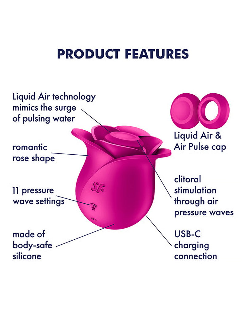 Satisfyer - Pro 2 Modern Blossom - Air Pulse Vibrator - Rosa
