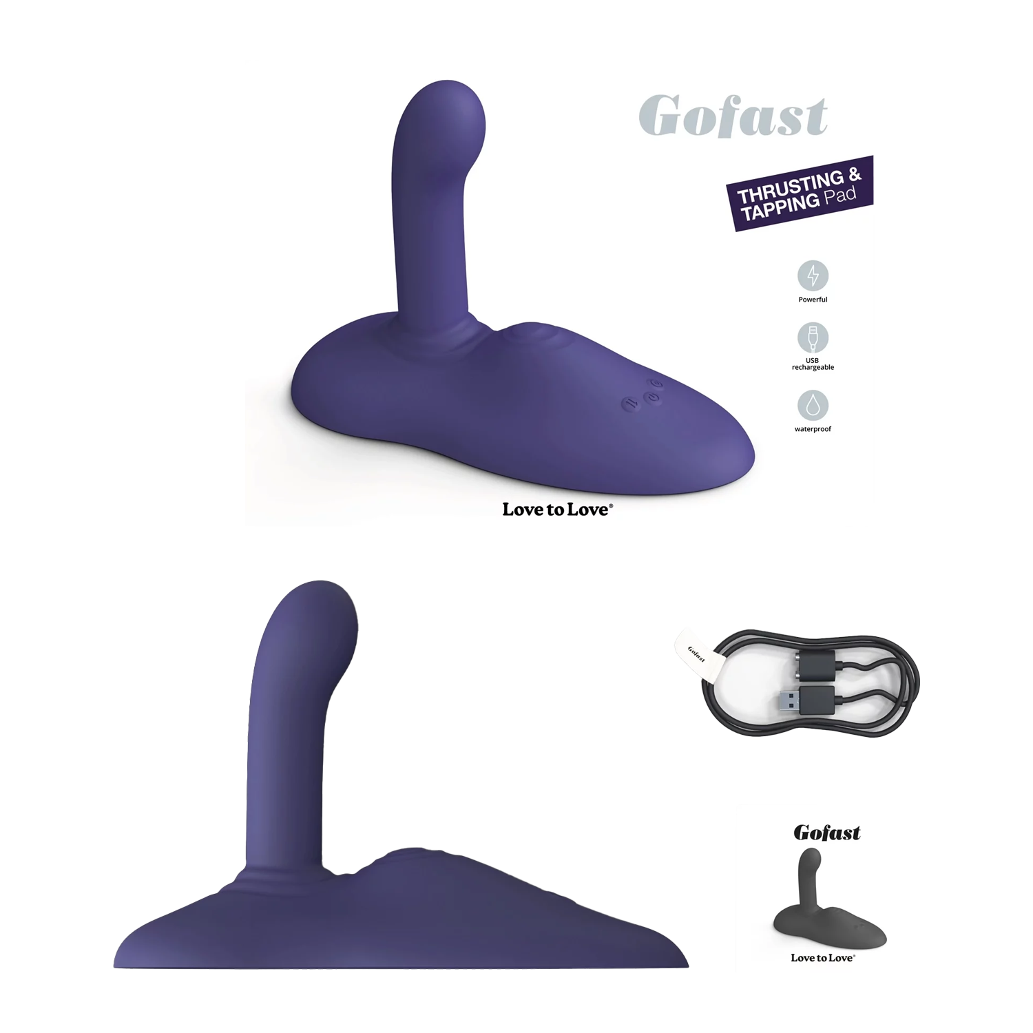 Love to Love – GOFAST – Sit-on-Vibrator – Midnight Indigo