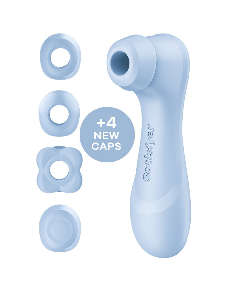 Satisfyer - Pro 2 Generation 4 - Double Air Pulse Vibrator (with App Control) - Serene Blue